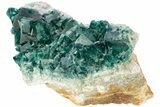 Green, Fluorescent, Cubic Fluorite Crystals - Madagascar #238378-2